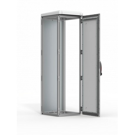 ECOM20086 ELDON Monobloco, 2000x800x600, Armário fundente, sem placa, alumínio, IP66