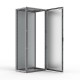 MCSS20086HP ELDON Self-supporting, 2000x800x600, combinable, 1 door, with MP, stainless 304, IP66