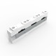 01495 ELDON Supporto univoce, 3 poli, fori filettati pack da 1