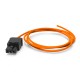 ELC1005PO ELDON Connection Cable, Orange, Includes power cord, female, Orange 1.0 m 5pcs. Pack of 5 units.