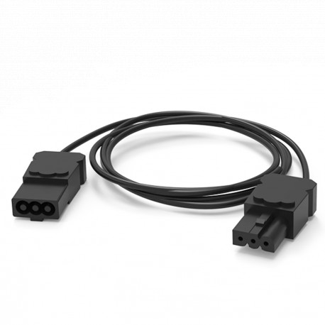 ELC1005TB ELDON Wiring thru Black, Wiring thru-Black 1.0 m 5pcs. Pack of 5 units.