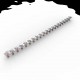 NSM2000 ELDON Neutre/barre de terre 2000x12x3 Bar, avec 133 Bornes de pré-assemblé