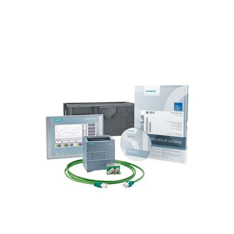 6AV6651-7DA02-3AA4 SIEMENS S7-1200+KTP700 Basic-Starterkit bestehend aus: CPU 1212C AC/DC/Relais, HMI KTP700..