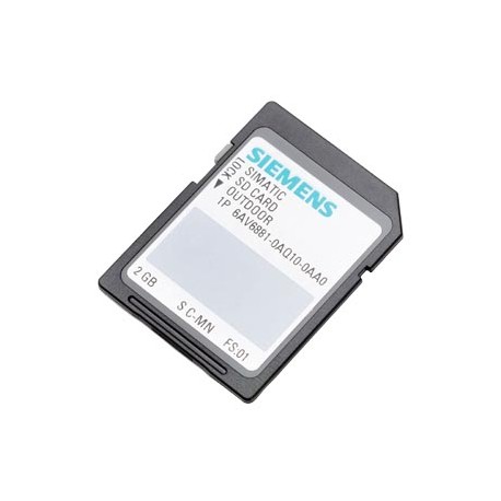 6AV6881-0AQ10-0AA0 SIEMENS SIMATIC SD-Outdoorkarte 2 GB, Secure Digital Card, Outdoor und Indoor Einsatz, nu..