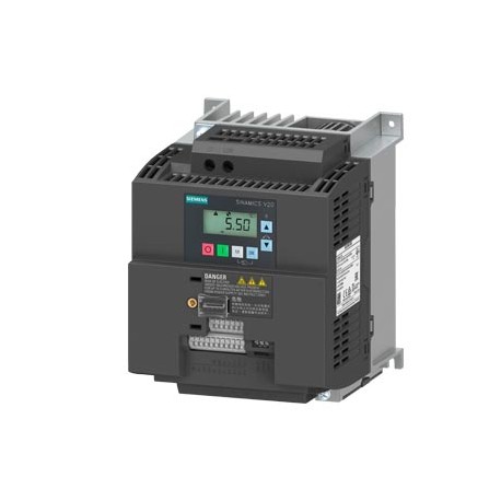 6SL3210-5BB22-2UV1 SIEMENS SINAMICS V20 1AC 200-240V -15/+10% 47-63Hz 2.2kW with 150% overload for 60 unfilt..