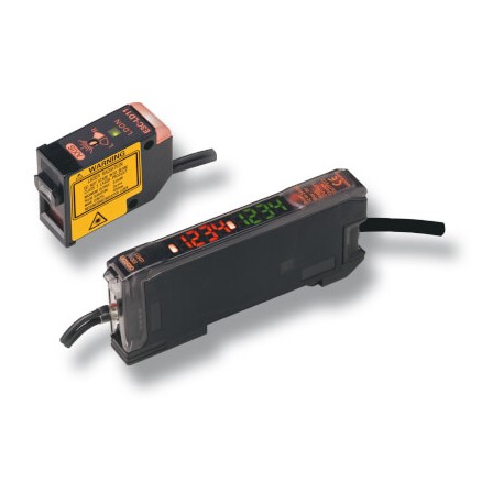 E3C-LDA11AN 2M 192123 OMRON Sensore fotoelettrico Laser, amplificatore, modello analogico, DC, pnp, NPN, cav..