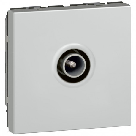 079292 LEGRAND MOSAIC TV SIMPLES ALUMINIO 2M
