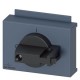 3KD9011-0C SIEMENS Accessory for 3KD0 size 01 direct handle, grey, 3-pole padlockable in OFF-position