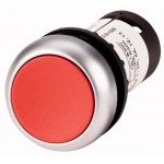 C22-DR-R-K01 132490 EATON ELECTRIC Pushbutton, Flat, maintained, 1 NC, Screw connection, red, Blank, Bezel: ..