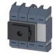 3KD0640-2LG20-3 SIEMENS Switch disconnector 125A, size 02, 4-pole Front operating mechanism center Basic uni..