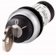 C22-WRS-MS7-K02 136830 EATON ELECTRIC Key-operated actuator, RMQ Compact, maintained, 2 NC, Screw connection..