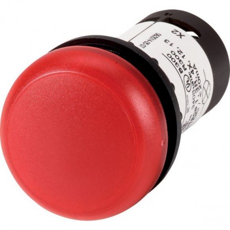C22-L-R-230 121645 EATON ELECTRIC Kontrollleuchte, Flach, Schraubanschluss,  Objektiv rot, LED Rot, 230 V AC