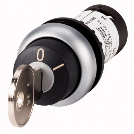C22-WS-MS5-K11 136732 EATON ELECTRIC Pulsante a chiave, RMQ Compact, ad impulso, 1 contatto NC, 1 contatto N..