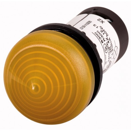 C22-LH-Y-120 121661 EATON ELECTRIC Indicator light, Extended, Screw connection, Lens yellow, LED white, 120 ..