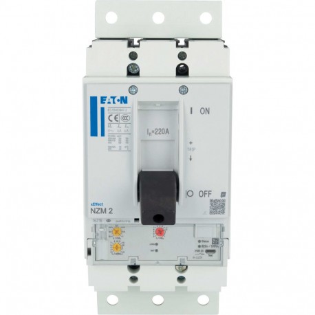 NZMH2-MX220-SVE 191677 Y7-191677 EATON ELECTRIC NZM2 PXR20 Automatico Intl., 220A, 3p, Versione plug-in