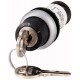 C22-WRS-MS1-K10 132841 EATON ELECTRIC Bouton à clé, RMQ Compact, à accrochage, 1 F, borne à boulon, 2 positi..