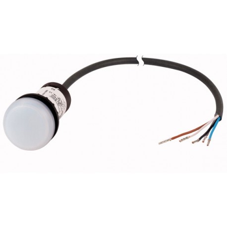 C22-L-RGBYW-24-P72 197574 EATON ELECTRIC Indicator light, Flush, Cable (black) with non-terminated end, 5-po..