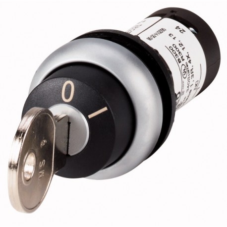 C22-WS-MS9-K02 136750 EATON ELECTRIC Pulsante a chiave, RMQ Compact, ad impulso, 2 contatto NC, collegamento..