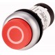 C22-DH-R-X0-K11 132447 EATON ELECTRIC Pushbutton, Extended, momentary, 1 NC, 1 N/O, Screw connection, red, i..