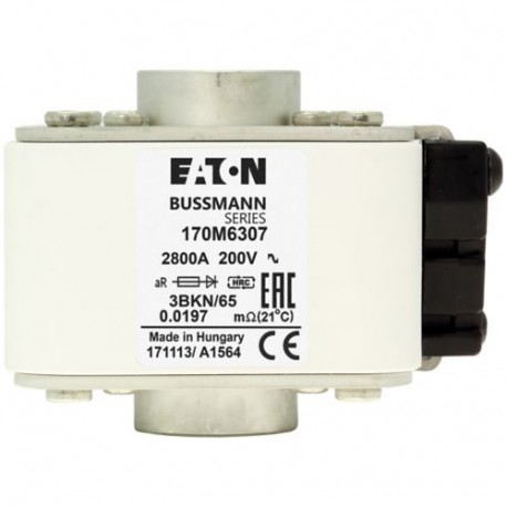 FUSE 1250A 690V 3E/91 AR UC 170M6316 EATON ELECTRIC ПРЕДОХРАНИТЕЛИ 1250А 690В 3Э/91 АР УЦ