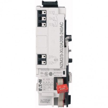 NZM2/3-XU2A24AC 189724 Y7-189724 EATON ELECTRIC trigger di minima tensione per NZM2/3, relè configurabili, 2..