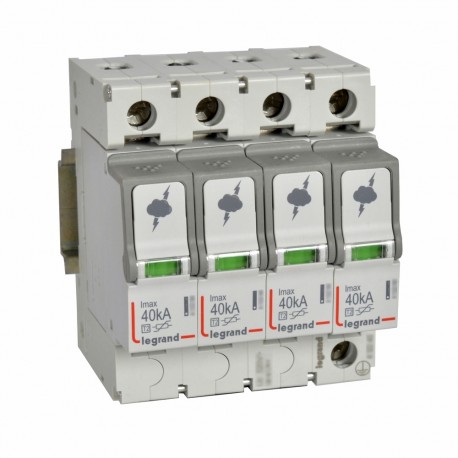 412233 LEGRAND PARAFOUDRE T2 40KA 4P 440V +SD