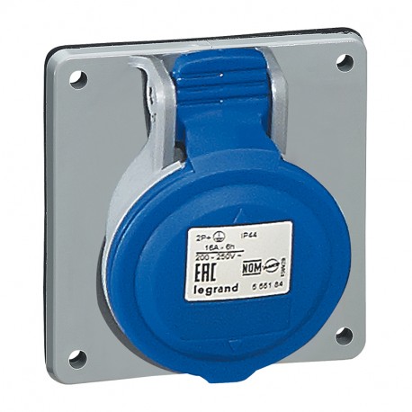 555284 LEGRAND Б. Р17 КУА 32А 2Р+Т 250В IP44 с