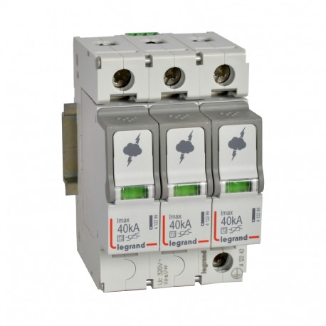 412242 LEGRAND LIMIT SOBRET T2 40KA 3P + SD