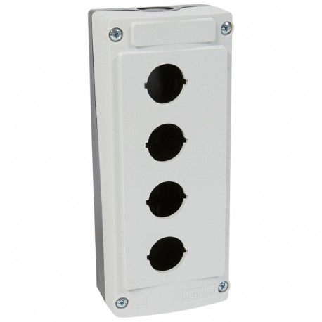 024204 LEGRAND BOITIER VIDE 4 TROUS GRIS