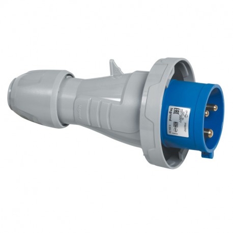 555324 LEGRAND P17 PREGO 16A 2P+T, 250V IP67