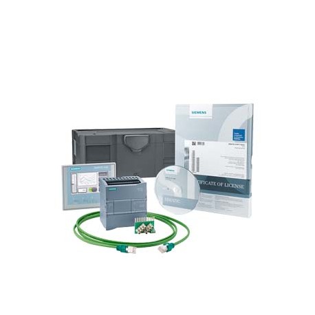 6AV6651-7KA02-3AA4 SIEMENS Kit débutant S7-1200+KTP400 Basic comprenant : CPU 1212C CA/CC/relais, HMI KTP400..