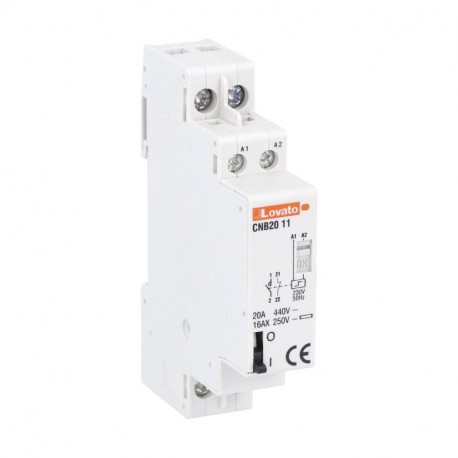 CNB2011230 LOVATO RELAIS DE VERROUILLAGE 1M 20A AC1 1P+NC 230V