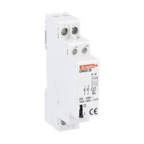 CNB2020012 LOVATO Telerruptor 2P 20A AC1 2NA 12V AC