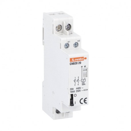 CNB2020024 LOVATO Teleruptor bipolare 2NA 20A 24V AC