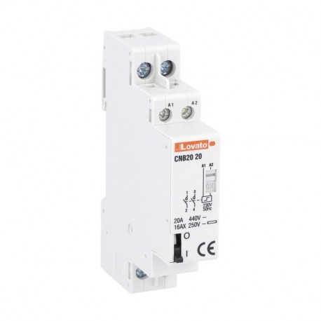 CNB2020230 LOVATO VERRIEGELUNG RELAIS 1M 20A AC1 2P 230V