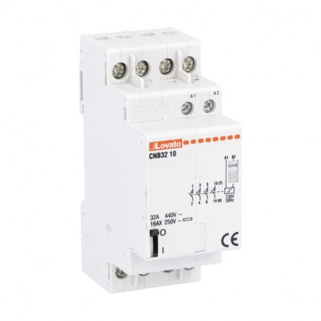 CNB3210230 LOVATO Telerruptor 3P-4P 32A AC1 1NA 220-240V AC