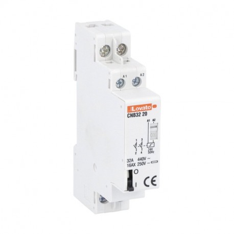 CNB3220024 LOVATO VERRIEGELUNGSRELAIS 1M 32A AC1 2P 24V