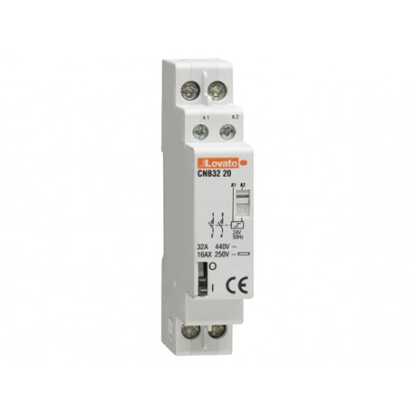 CNB3220230 LOVATO Teleruptor bipolare 2NA 32A 230V AC