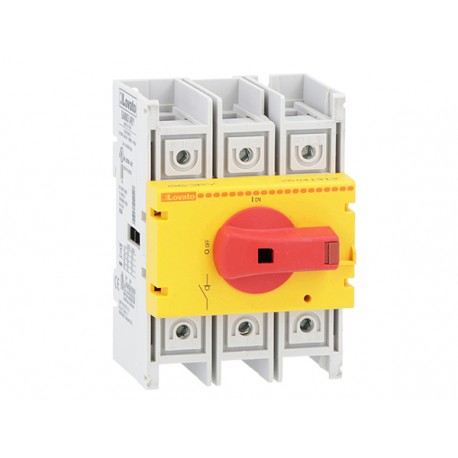 GA063ARY LOVATO INTERRUPTEUR 3P 63A-DIRECT/ACCOUPLEMENT DE PORTE Y/R