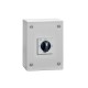 GAZM025ET8 LOVATO 4P C/O SW 25A-MET ENCL-BLACK HANDLE
