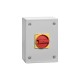 GAZM063SA LOVATO 3P SWITCH 63A SA-MET ENCL-R/Y HANDLE