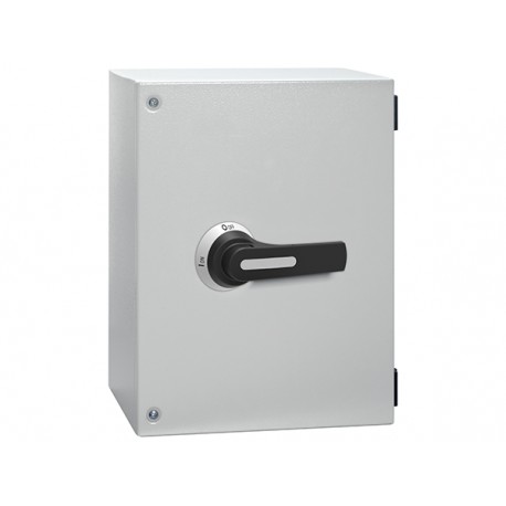 GLZM0160ET8 LOVATO 4P C/O SW 160A GL-MET ENCL-BLACK HANDLE