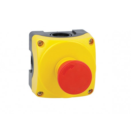 LPZP1B5601 LOVATO Yellow keypad with mushroom button LPCB6644
