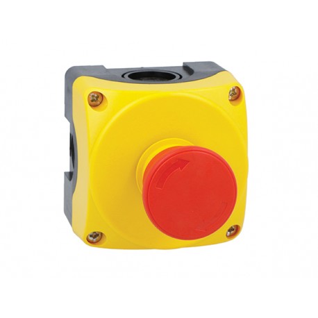 LPZP1B5604 LOVATO Teclado amarelo com botão de cogumelo LPCB6644