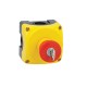 LPZP1B5606 LOVATO Yellow keypad with keyed mushroom button LPCB6844