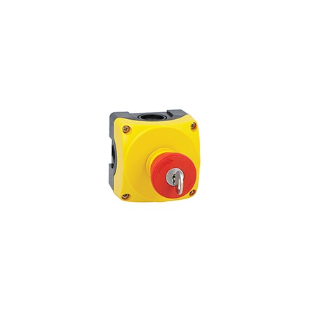 LPZP1B5606 LOVATO Teclado amarelo com botão de cogumelo chave LPCB6844
