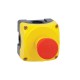 LPZP1B5609 LOVATO Clavier jaune avec bouton champignon à clé LPCB6744