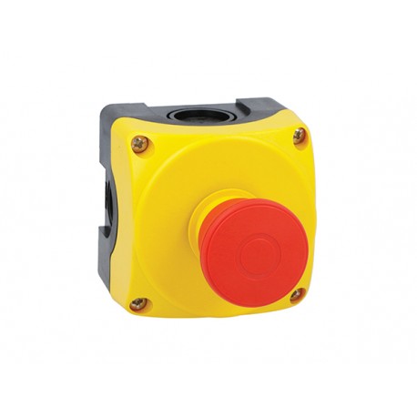 LPZP1B5610 LOVATO Clavier jaune avec bouton champignon à clé LPCB6744