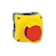 LPZP1B5611 LOVATO Teclado amarelo com botão de cogumelo com chave LPCB6744 com prot. Fechadura