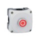 LPZP1B8102 LOVATO Grey button with red pushbutton LPCB1104 Symbol "0"